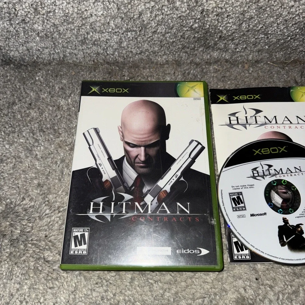 Hitman Contracts Xbox Video Game Complete With Manual CIB